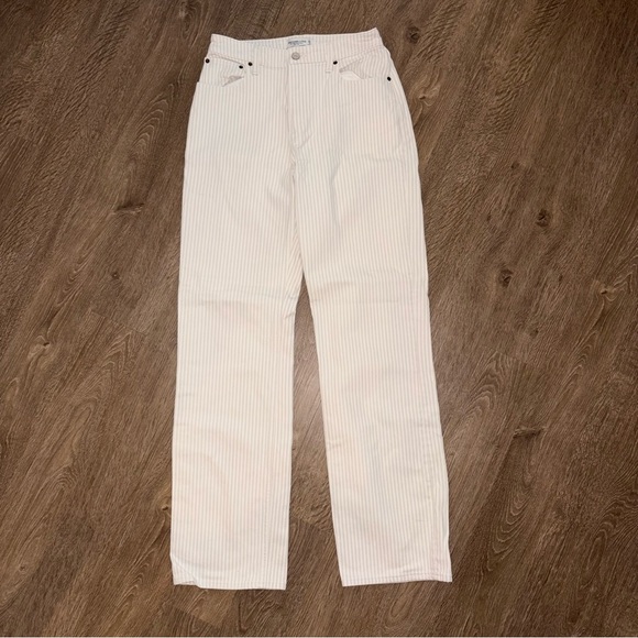 Abercrombie & Fitch Denim - Abercrombie & Fitch Cream High Rise Jeans